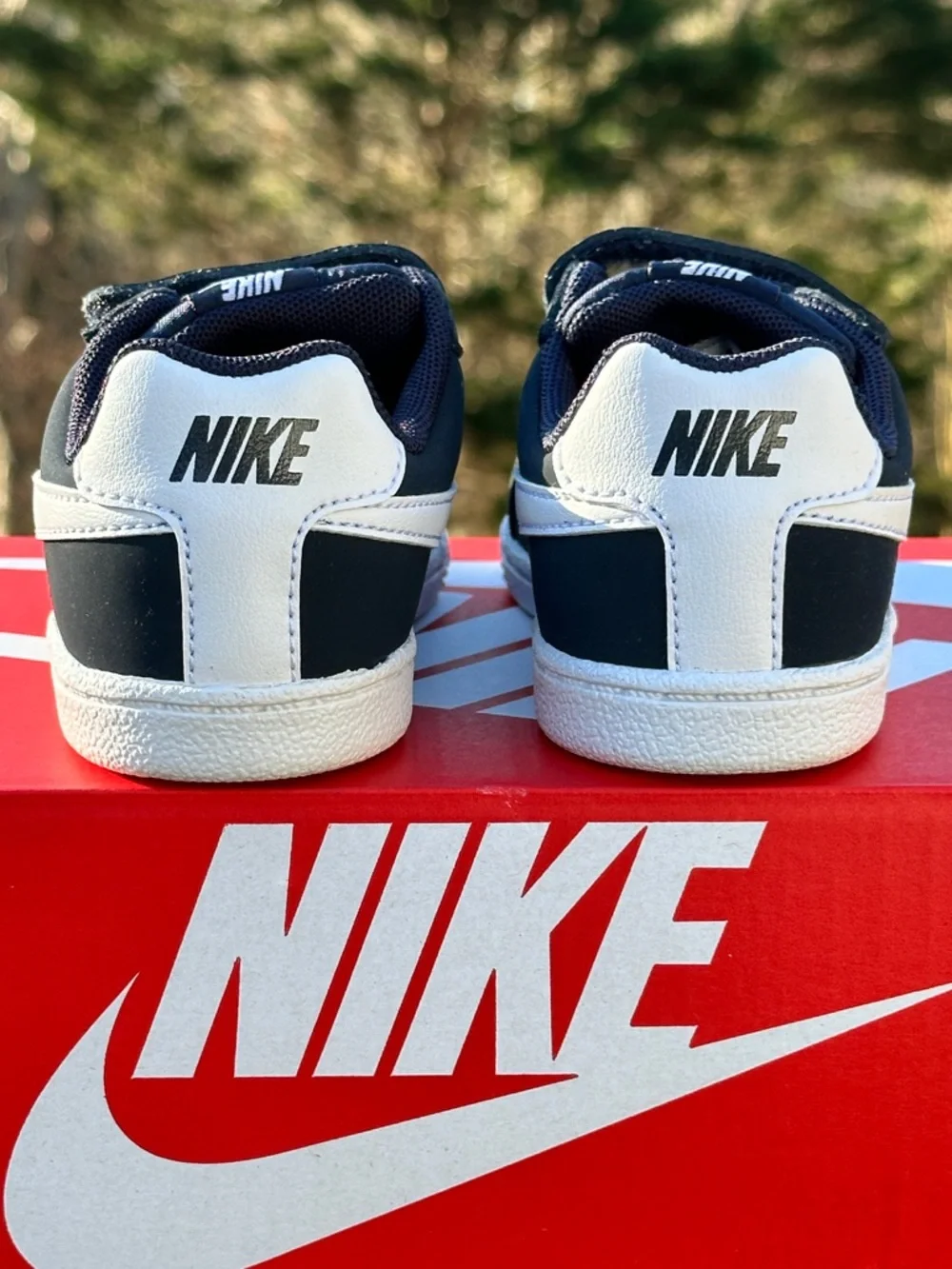 Nike Court Royale TDV Toddler Low Casual Sneaker (Navy White) Size 8C NEW